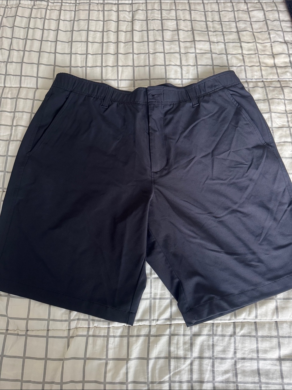 Under Armour Men's Dark Navy Flat Front Performance Shorts